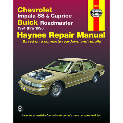 Haynes repair manual for 2015 buick century cars